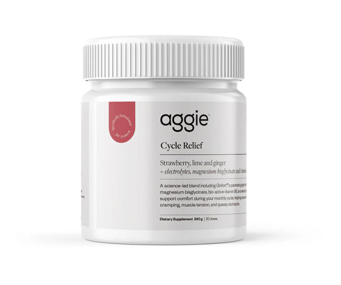 Cycle Relief | Strawberry, Lime & Ginger Powder 240g-Aggie-Matakana Pharmacy
