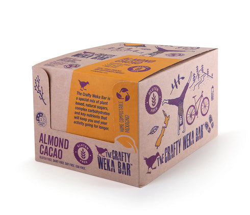 Almond Cacao Snack Bar 70g | Crafty Weka-Crafty Weka-Matakana Pharmacy