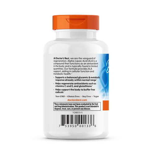 Alpha Lipoic Acid 600mg 60 Capsules