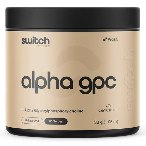 Switch Essentials Alpha GPC Powder 30g-Switch Nutrition-Matakana Pharmacy