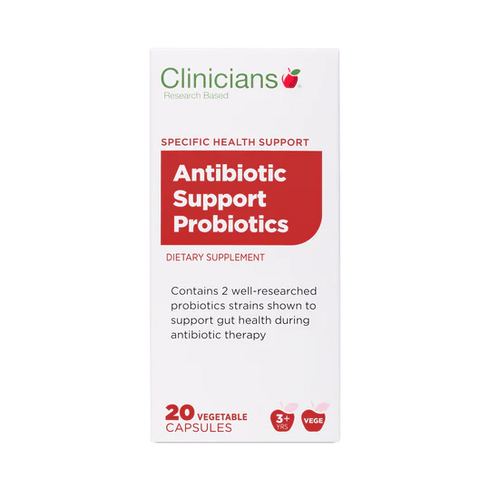 Antibiotic Support Probiotics 20 Capsules | Clinicians