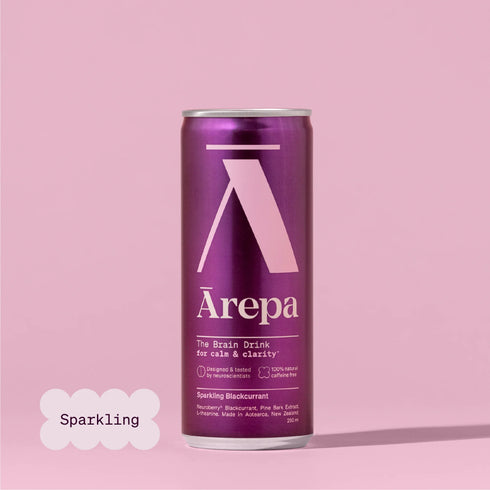 Arepa Calm & Clarity Sparkling Blackcurrant 250ml-Arepa-Matakana Pharmacy