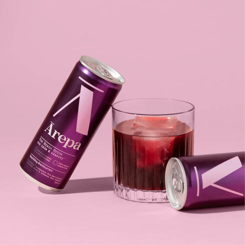 Arepa Calm & Clarity Sparkling Blackcurrant 12x250ml-Arepa-Matakana Pharmacy