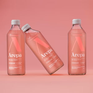 Arepa Uplift Ginger Peach 12x300ml-Arepa-Matakana Pharmacy