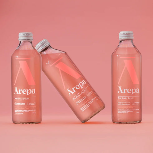 Arepa Uplift Ginger Peach 300ml-Arepa-Matakana Pharmacy