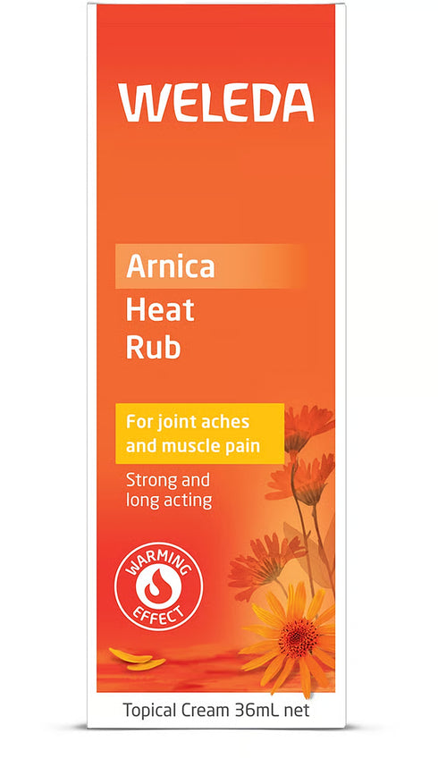 Arnica Heat Rub, 36ml-Weleda-Matakana Pharmacy
