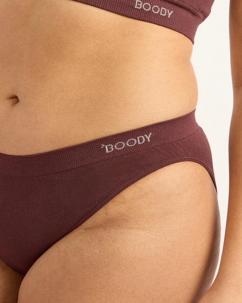 Classic Bikini Mulberry Large-BOODY Organic Bamboo Wear-Matakana Pharmacy