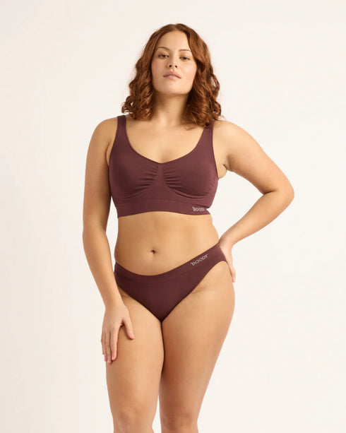 Classic Bikini Mulberry Large-BOODY Organic Bamboo Wear-Matakana Pharmacy