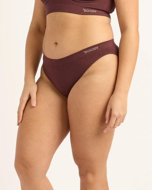 Classic Bikini Mulberry Large-BOODY Organic Bamboo Wear-Matakana Pharmacy