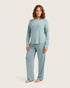 Goodnight Sleep Raglan Top Mineral Blue S-BOODY Organic Bamboo Wear-Matakana Pharmacy