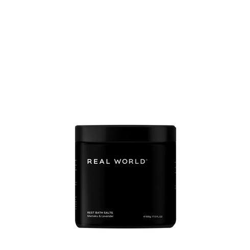 Mamaku, Sage & Lavender Bath Salts 500g-Real World-Matakana Pharmacy
