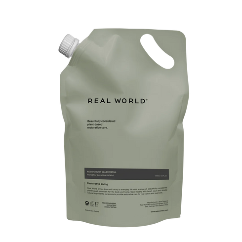 Horopito, Cucumber & Mint Body Wash Refill 1L-Real World-Matakana Pharmacy