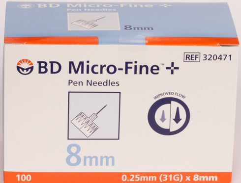 Image of BD 8mm needles