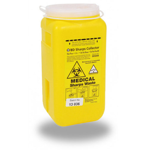 BD Home Sharps Collector 1.4 Litre-Matakana Pharmacy