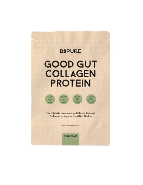 Good Gut Collagen Protein Chocolate Powder Refill 560g-Matakana Pharmacy