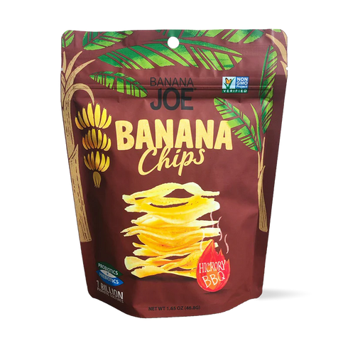 Image of Banana Joe Banana Chips Hickory BBQ 47g