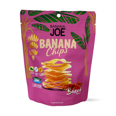 Image of Banana Joe Chips Bacon 47g