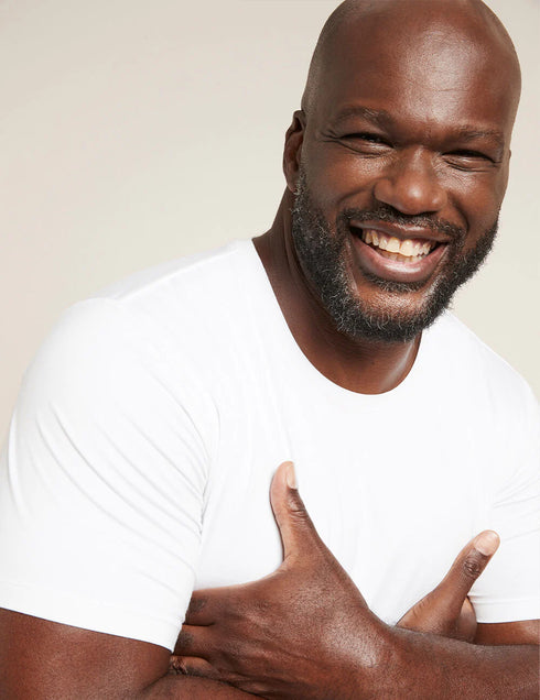 BOODY Men Crew Neck T-Shirt White XL-Matakana Pharmacy