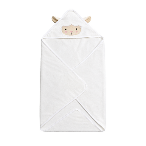 Baby Towel Hoodie | Sheep-Moana Road NZ-Matakana Pharmacy