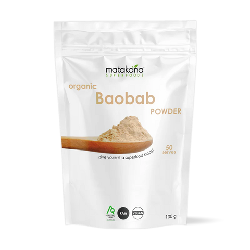 Baobab Powder 100g-Matakana Superfoods-Matakana Pharmacy