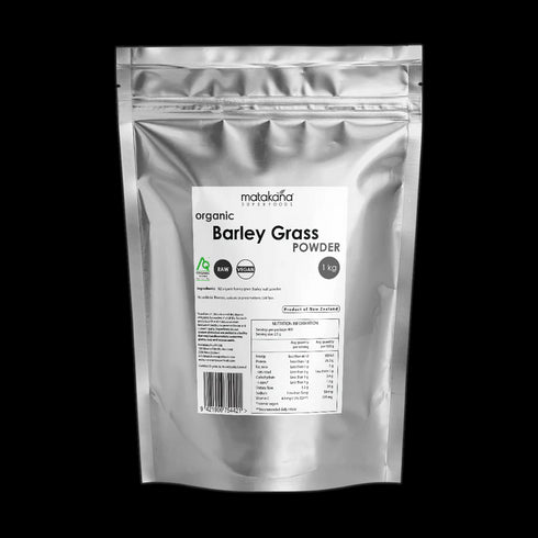 Barley Grass (leaf) Organic Powder 1kg-Matakana Superfoods-Matakana Pharmacy
