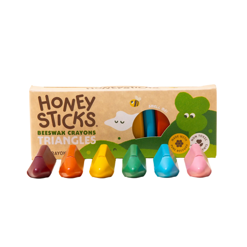Bath Crayon Triangles-Honey Sticks-Matakana Pharmacy