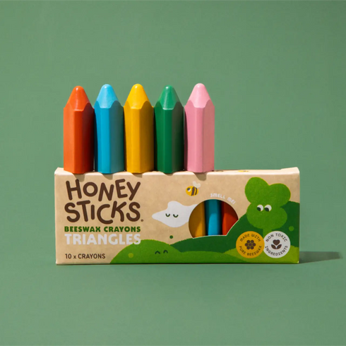 Bath Crayon Triangles-Honey Sticks-Matakana Pharmacy
