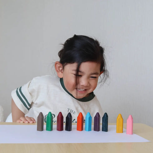 Bath Crayon Triangles-Honey Sticks-Matakana Pharmacy