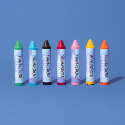 Bath Crayons Super Jumbos 7 Pack-Honey Sticks-Matakana Pharmacy