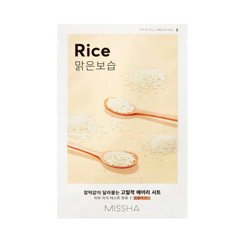 Airy Fit Sheet Mask | Rice-Missha-Matakana Pharmacy