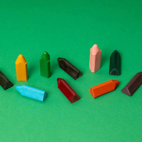 Beeswax Crayons Triangles 8 Pack-Honey Sticks-Matakana Pharmacy