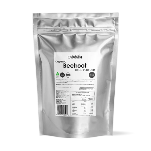 Beetroot Juice Powder Organic 1kg-Matakana Superfoods-Matakana Pharmacy