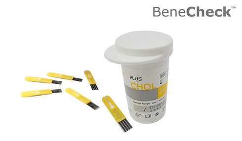 Image of benecheck cholesterol test strips