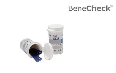 Image of benecheck glucose test strips