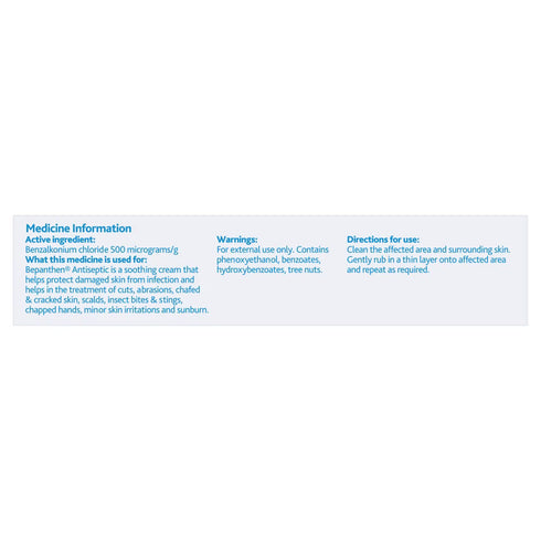 Bepanthen Antiseptic Cream 100g-Bayer-Matakana Pharmacy