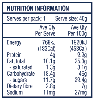 Berry Berry Snack Bar 40g | Crafty Weka-Crafty Weka-Matakana Pharmacy