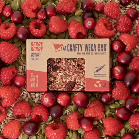Berry Berry Snack Bar 75g | Crafty Weka-Crafty Weka-Matakana Pharmacy