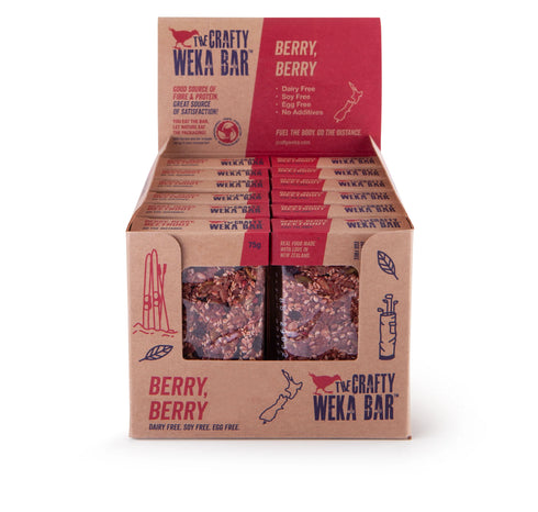 Berry Berry Snack Bar 75g | Crafty Weka-Crafty Weka-Matakana Pharmacy
