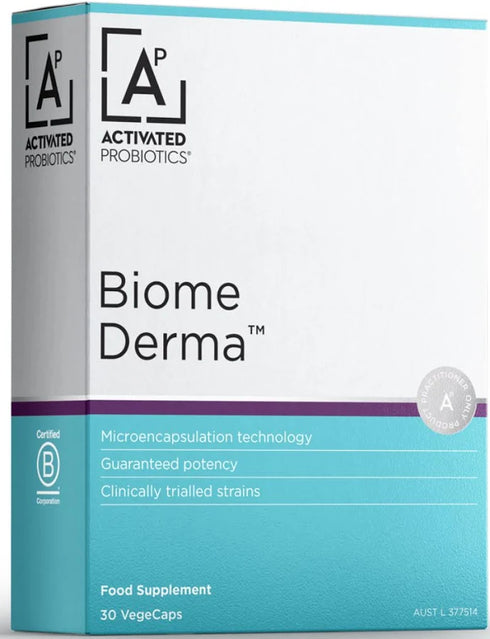 Biome Derma Probiotic 30 Capsules-Activated Probiotics-Matakana Pharmacy