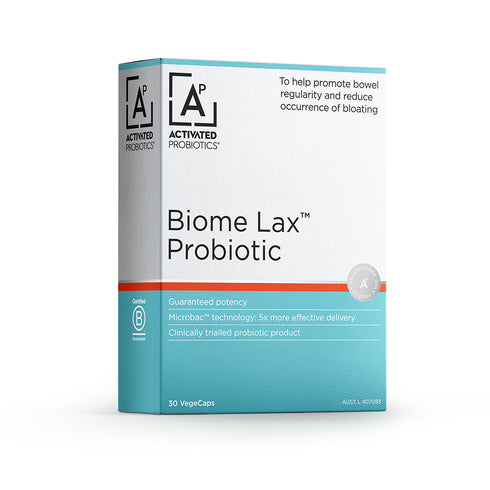 Biome Lax Probiotic 30caps-Activated Probiotics-Matakana Pharmacy