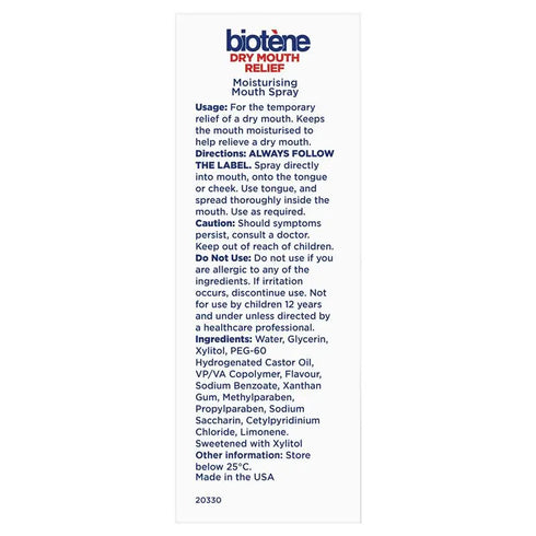 Biotene Moisturising Mouth Spray 50ml-Haleon-Matakana Pharmacy