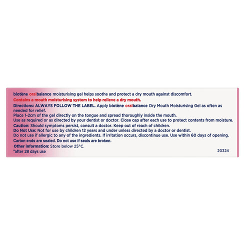 Biotene Oral Balance Gel 42g-Haleon-Matakana Pharmacy