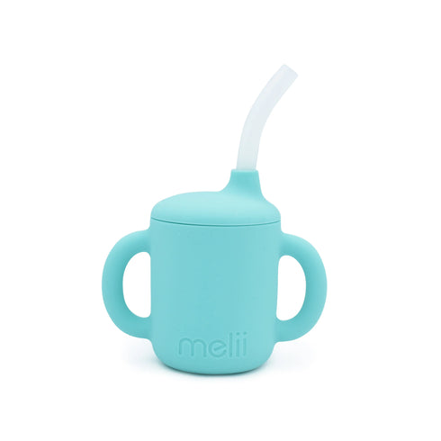 3 in 1 Silicone Training Cup | Blue-Melii-Matakana Pharmacy