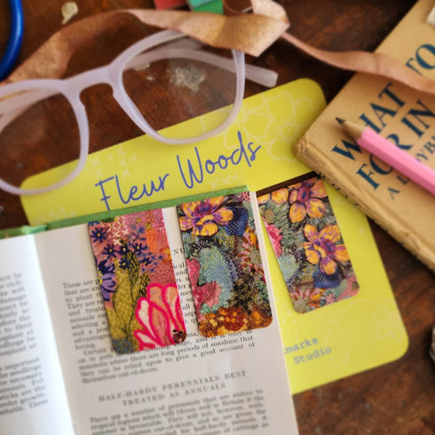 Bookmark Set of 3 - Meadow-Fleur Woods-Matakana Pharmacy