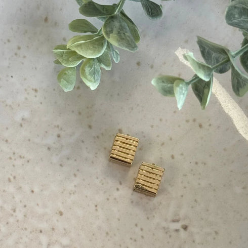 Box Huggies Earrings-Queen Of The Foxes-Matakana Pharmacy