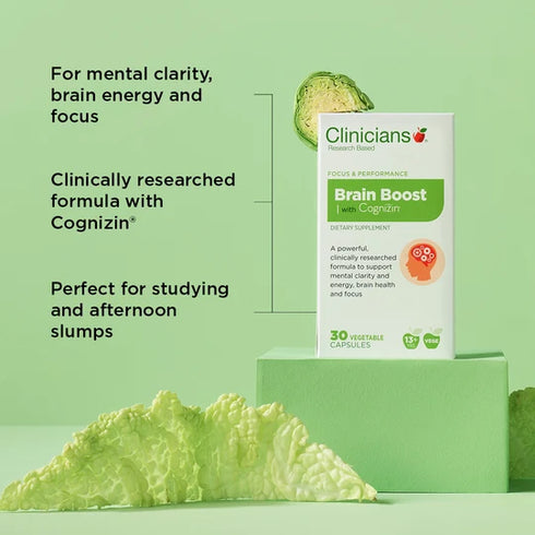 Brain Boost with Cognizin 10 Capsules | Clinicians-Clinicians-Matakana Pharmacy