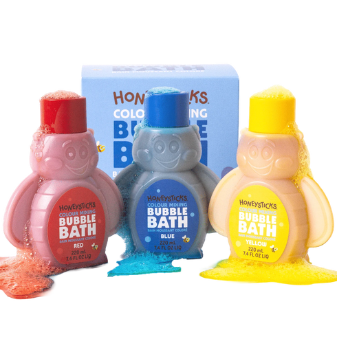 Bubble Bath Colour Mixing 3 Pack (3x220ml)-Honey Sticks-Matakana Pharmacy