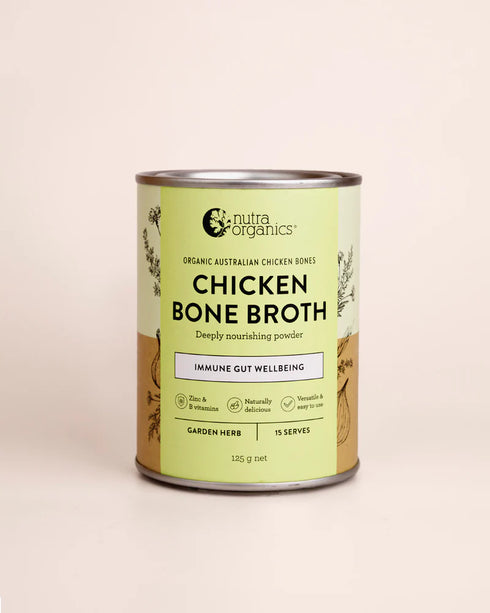 Chicken Bone Broth Garden Herb 125g-Matakana Pharmacy