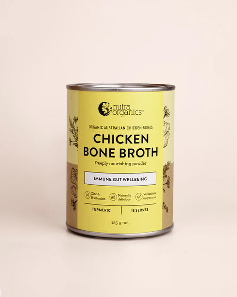 Chicken Bone Broth Turmeric 125g-Matakana Pharmacy