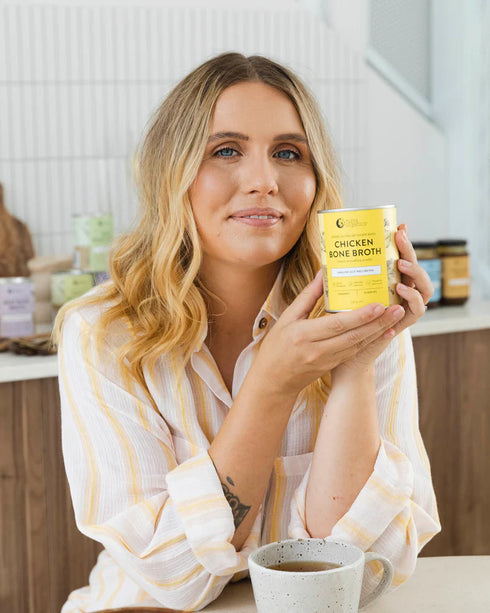 Chicken Bone Broth Turmeric 125g-Matakana Pharmacy